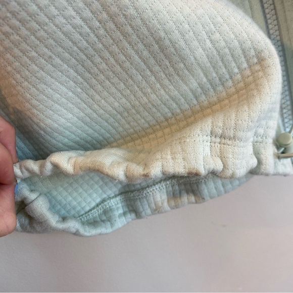 Madewell MWL Quilted Jacquard Zip Jacket Women’s Sz XS Iced Mint Pockets - Picture 4 of 7